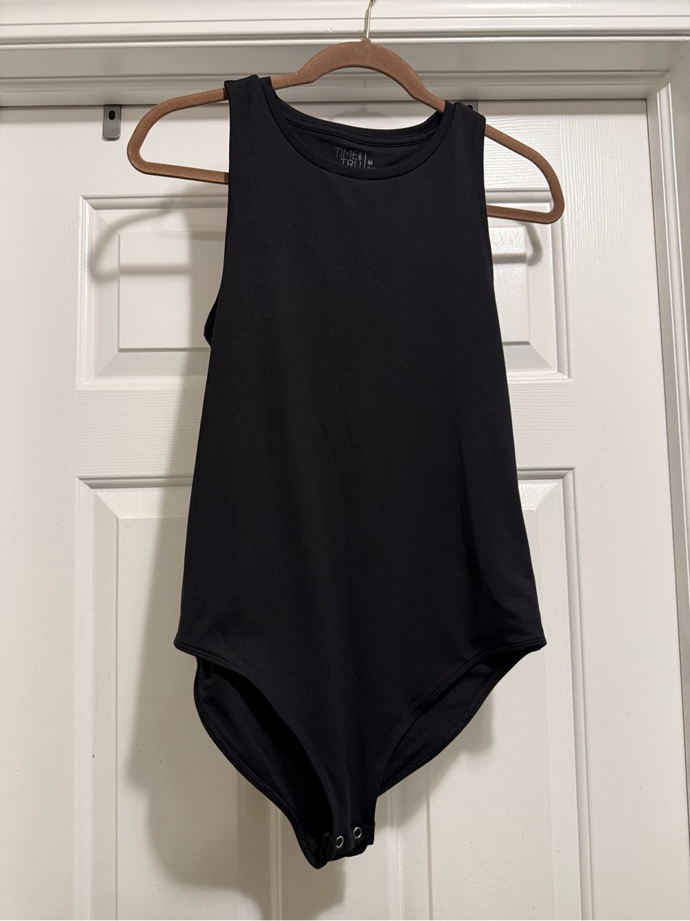 Time and Tru Black Sleeveless women’s One-Piece